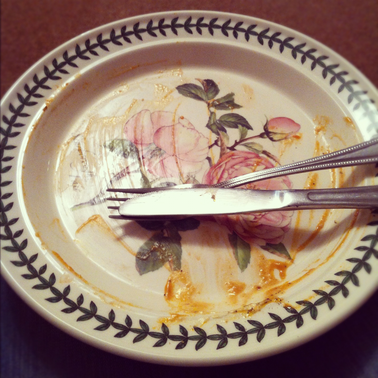 The sign of a good meal!