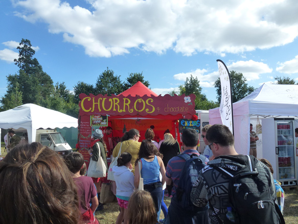 Always a long queue for the Churros
