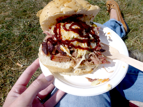 Pulled Pork roll from DJ BBQ