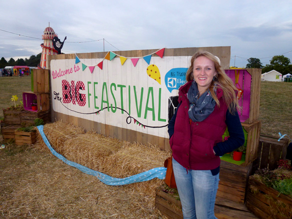 Me at the Big Feastival