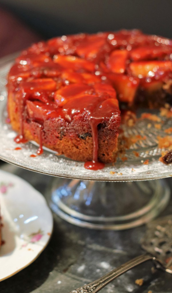 Toffee Apple Upside Down Cake