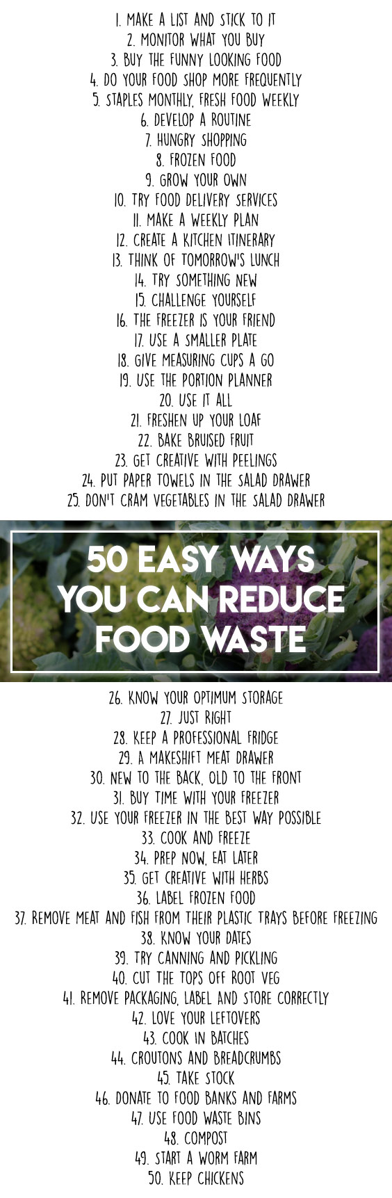 Packed full of money saving, environmentally friendly ideas on how to reduce household food waste.